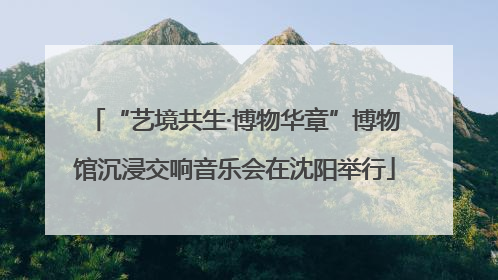 “艺境共生·博物华章”博物馆沉浸交响音乐会在沈阳举行