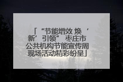 “节能增效 焕‘新’引领” 枣庄市公共机构节能宣传周现场活动精彩纷呈