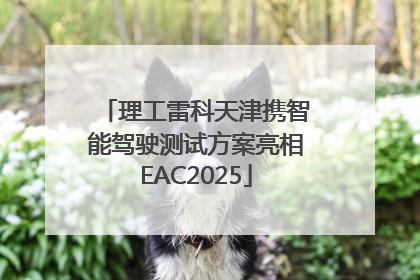 理工雷科天津携智能驾驶测试方案亮相EAC2025