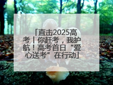 直击2025高考丨你赶考，我护航！高考首日“爱心送考”在行动