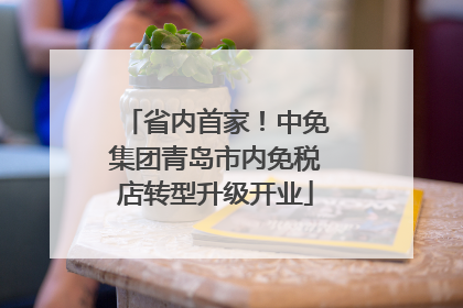 省内首家！中免集团青岛市内免税店转型升级开业
