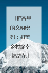 稻香里的文明密码：和美乡村绽幸福之花