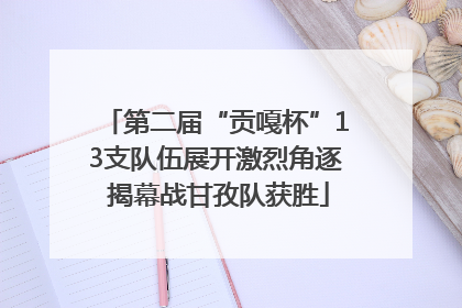 第二届“贡嘎杯”13支队伍展开激烈角逐 揭幕战甘孜队获胜