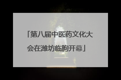 第八届中医药文化大会在潍坊临朐开幕