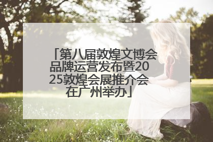 第八届敦煌文博会品牌运营发布暨2025敦煌会展推介会在广州举办