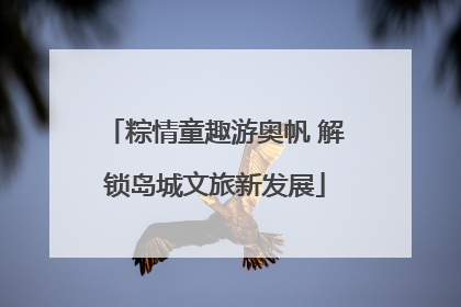 粽情童趣游奥帆 解锁岛城文旅新发展