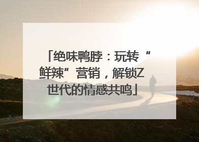 绝味鸭脖：玩转“鲜辣”营销，解锁Z世代的情感共鸣