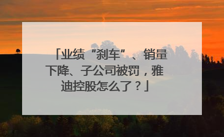 业绩“刹车”、销量下降、子公司被罚，雅迪控股怎么了？