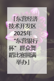 东营经济技术开发区2025年“东营银行杯”群众舞蹈比赛圆满举办