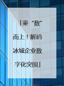 乘“数”而上！解码冰城企业数字化突围