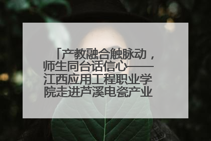 产教融合触脉动，师生同台话信心——江西应用工程职业学院走进芦溪电瓷产业园创新思政课堂