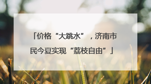 价格“大跳水”，济南市民今夏实现“荔枝自由”
