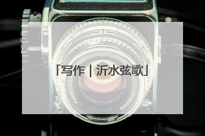 写作｜沂水弦歌