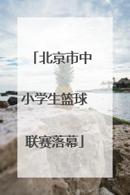 北京市中小学生篮球联赛落幕