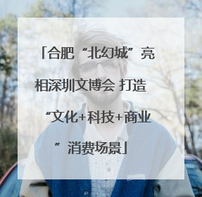 合肥“北幻城”亮相深圳文博会 打造“文化+科技+商业”消费场景
