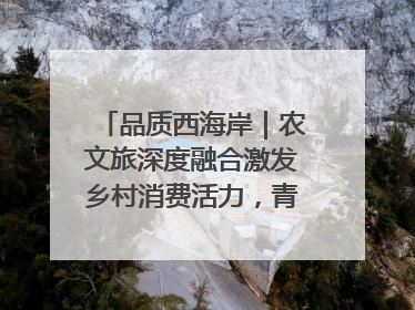 品质西海岸｜农文旅深度融合激发乡村消费活力，青岛西海岸新区的乡村振兴实践