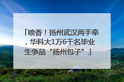 喷香！扬州武汉两手牵，华科大1万6千名毕业生争品“扬州包子”