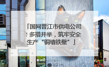 国网晋江市供电公司：多措并举，筑牢安全生产“铜墙铁壁”