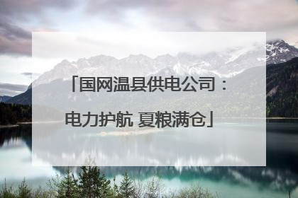 国网温县供电公司：电力护航 夏粮满仓