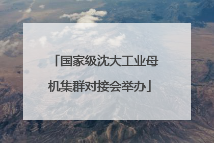 国家级沈大工业母机集群对接会举办