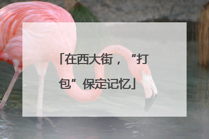在西大街，“打包”保定记忆
