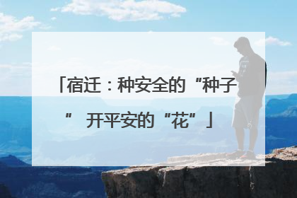 宿迁：种安全的“种子” 开平安的“花”