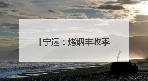 宁远：烤烟丰收季 烟农“赶烤”忙
