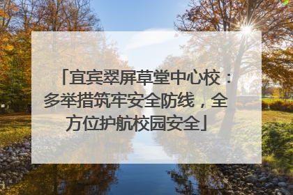 宜宾翠屏草堂中心校：多举措筑牢安全防线，全方位护航校园安全