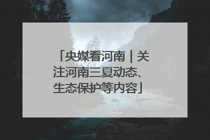 央媒看河南｜关注河南三夏动态、生态保护等内容