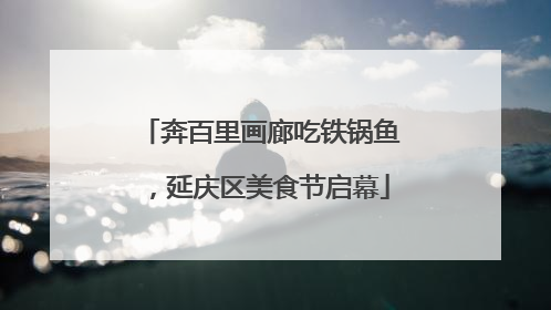 奔百里画廊吃铁锅鱼，延庆区美食节启幕