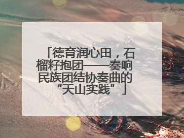 德育润心田，石榴籽抱团——奏响民族团结协奏曲的“天山实践”