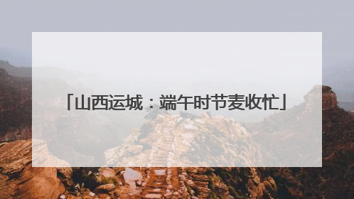 山西运城：端午时节麦收忙