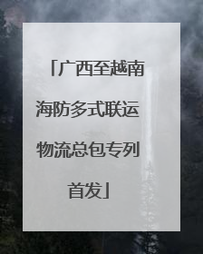 广西至越南海防多式联运物流总包专列首发