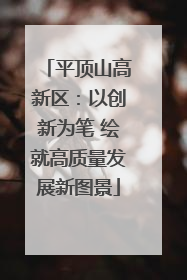 平顶山高新区：以创新为笔 绘就高质量发展新图景