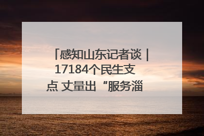 感知山东记者谈｜17184个民生支点 丈量出“服务淄博”的文明温度