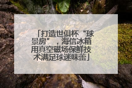 打造世俱杯“球景房”，海信冰箱用真空磁场保鲜技术满足球迷味蕾