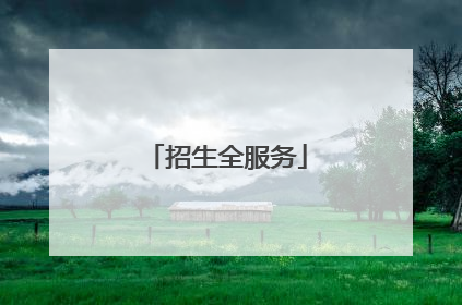 招生全服务