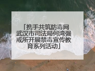 携手共筑防毒网 武汉市司法局何湾强戒所开展禁毒宣传教育系列活动