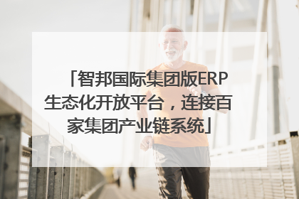 智邦国际集团版ERP生态化开放平台，连接百家集团产业链系统