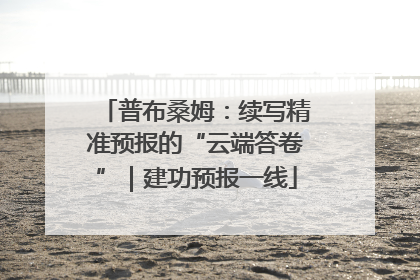 普布桑姆：续写精准预报的“云端答卷”｜建功预报一线