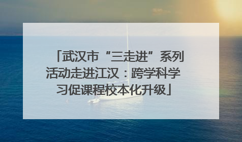 武汉市“三走进”系列活动走进江汉：跨学科学习促课程校本化升级