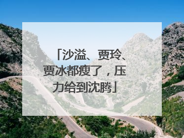 沙溢、贾玲、贾冰都瘦了，压力给到沈腾