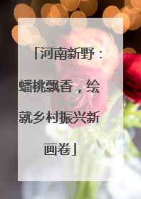 河南新野：蟠桃飘香，绘就乡村振兴新画卷