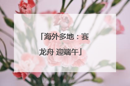 海外多地：赛龙舟 迎端午