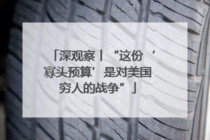 深观察丨“这份‘寡头预算’是对美国穷人的战争”