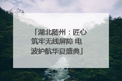 湖北随州：匠心筑牢无线屏障 电波护航华夏盛典