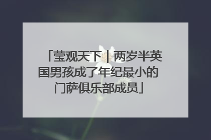 莹观天下｜两岁半英国男孩成了年纪最小的门萨俱乐部成员