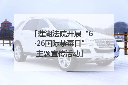 莲湖法院开展“6·26国际禁毒日”主题宣传活动