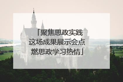 聚焦思政实践 这场成果展示会点燃思政学习热情
