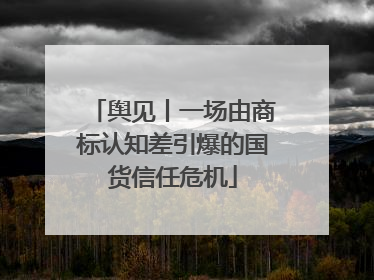 舆见丨一场由商标认知差引爆的国货信任危机